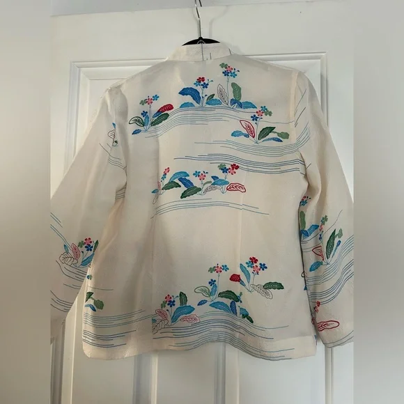 Silk Button-Up Blouse - Picture 9 of 9